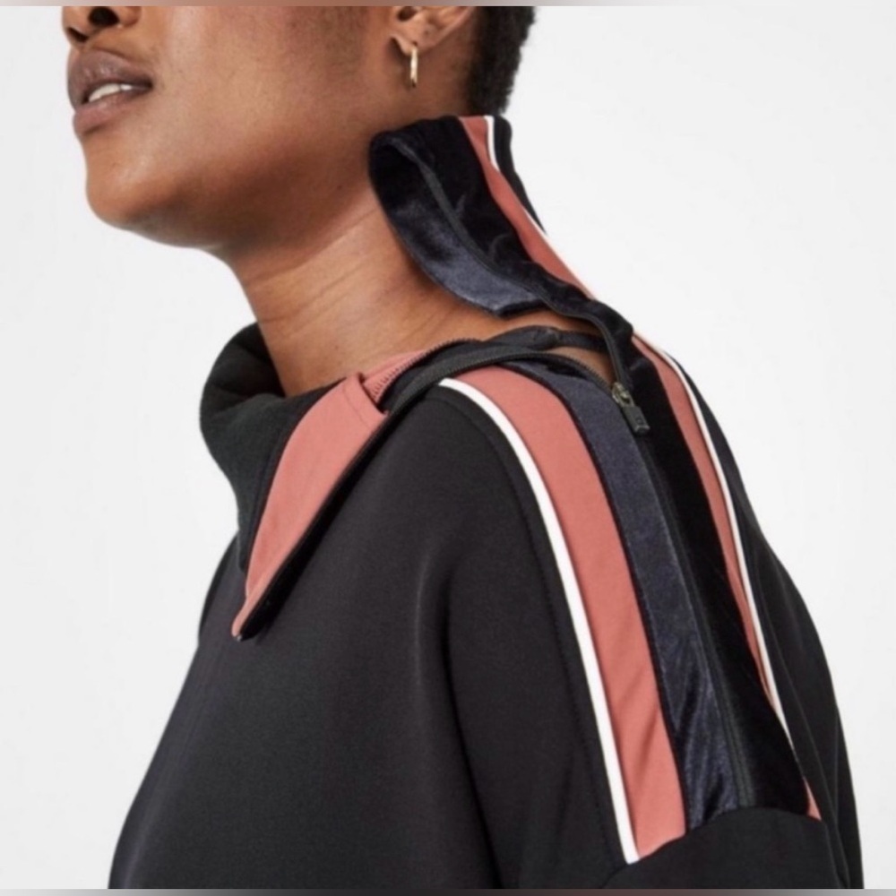 Sweaty Betty NWT SM freedom RUNNING mock neck oversized pullover sweatshirt - Picture 3 of 10